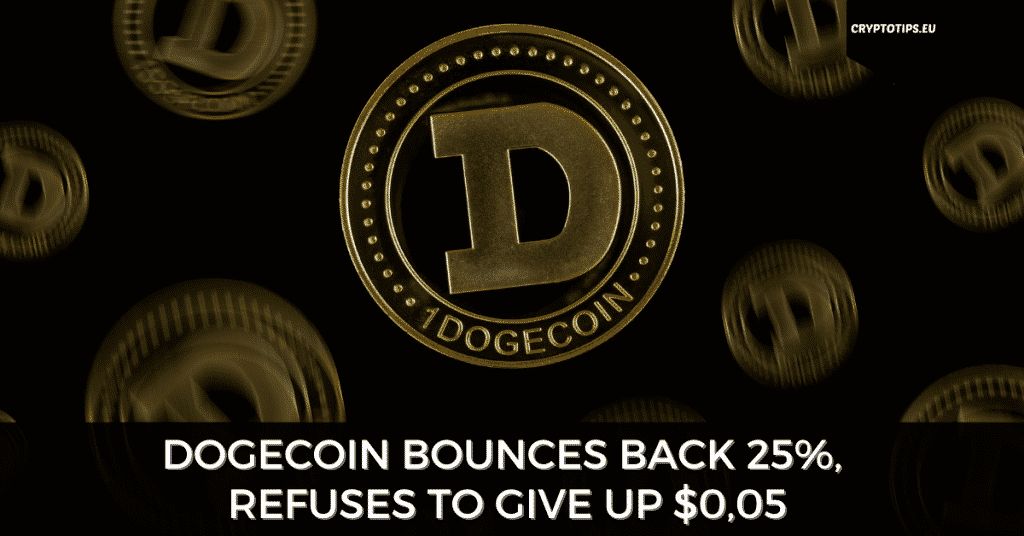 Dogecoin Bounces Back 25%, Refuses To Give Up $0,05