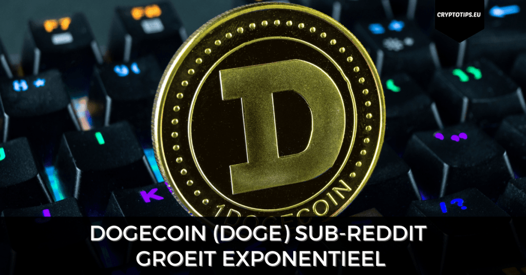 Dogecoin (DOGE) sub-Reddit groeit exponentieel