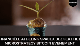 Financiële afdeling SpaceX bezoekt het MicroStrategy Bitcoin evenement