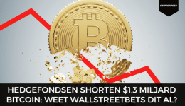 Hedgefondsen shorten $1,3 miljard Bitcoin - Weet WallStreetBets dit al?