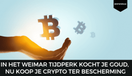 In het Weimar tijdperk kocht je goud, nu koop je crypto ter bescherming