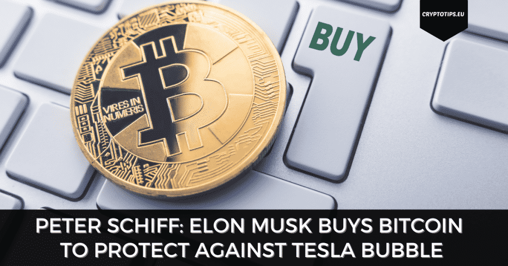 Peter Schiff: Elon Musk Buys Bitcoin To Protect Against Tesla Bubble