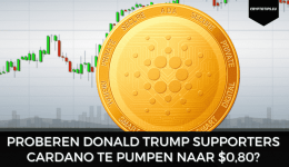 Proberen Donald Trump supporters Cardano te pumpen naar $0,80?