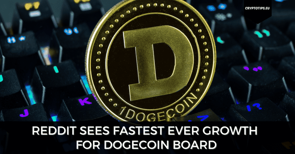 Reddit Sees Fastest Ever Growth For Dogecoin Board