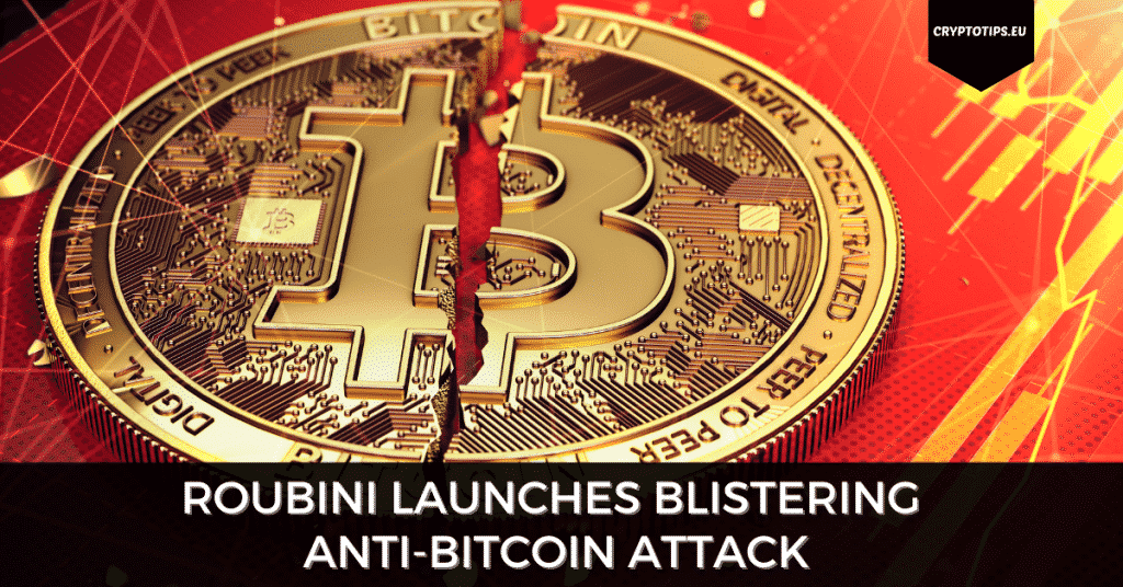 Roubini Launches Blistering Anti-Bitcoin Attack