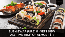 Sushiswap (Up 31%) Sets New All Time High Of Almost $14