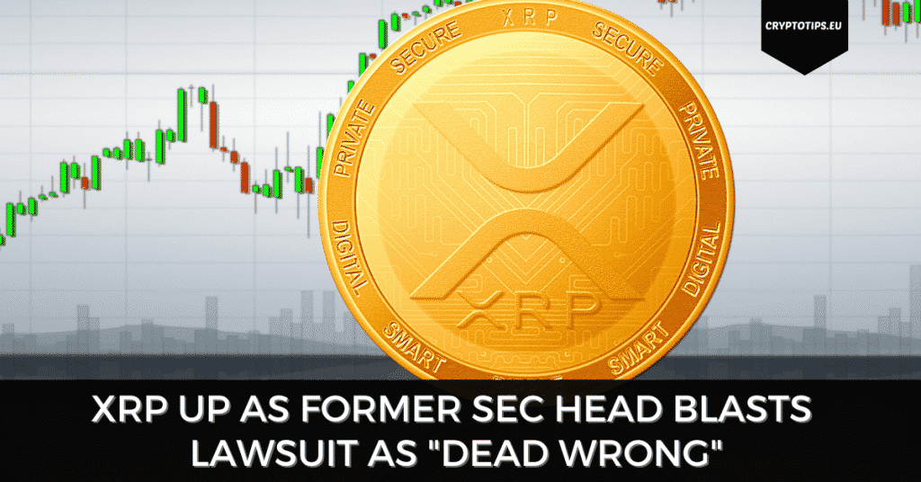 XRP Up As Former SEC Head Blasts Lawsuit As "Dead Wrong"