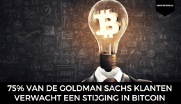 75% van de Goldman Sachs klanten verwacht een stijging in Bitcoin