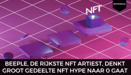 Beeple, de rijkste NFT artiest, denkt groot gedeelte NFT hype naar 0 gaat