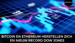 Bitcoin en Ethereum herstellen zich langzaam en nieuw record Dow Jones