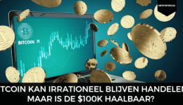 Bitcoin kan irrationeel blijven handelen, maar is de $100k haalbaar?