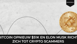 Bitcoin opnieuw $51k en Elon Musk richt zich tot crypto scammers