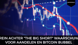 Brein achter "The Big Short" waarschuwt voor aandelen en Bitcoin bubbel