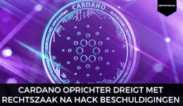 Cardano oprichter dreigt met rechtszaak na hack beschuldigingen