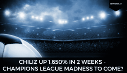 Chiliz up 1,650% in 2 weeks - Champions League Madness To Come?