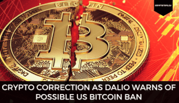 Crypto Correction As Dalio Warns Of Possible US Bitcoin Ban