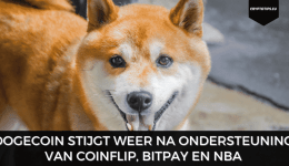 Dogecoin stijgt weer na ondersteuning van CoinFlip, Bitpay en NBA