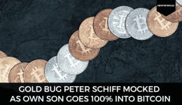 Gold Bug Peter Schiff Mocked As Own Son Goes 100% Into Bitcoin
