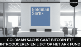 Goldman Sachs gaat Bitcoin ETF introduceren en lijkt op het ARK fund