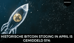 Historische Bitcoin stijging in april is gemiddeld 51%