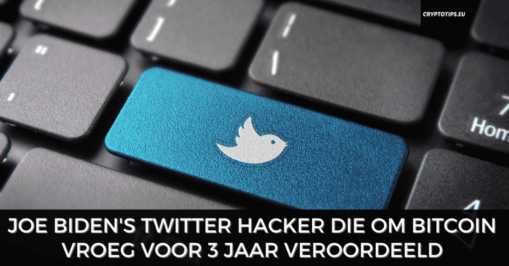 Joe Biden's Twitter hacker die om Bitcoin vroeg voor 3 jaar veroordeeld