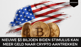 Nieuwe $3 biljoen Biden stimulus kan meer geld naar crypto aantrekken
