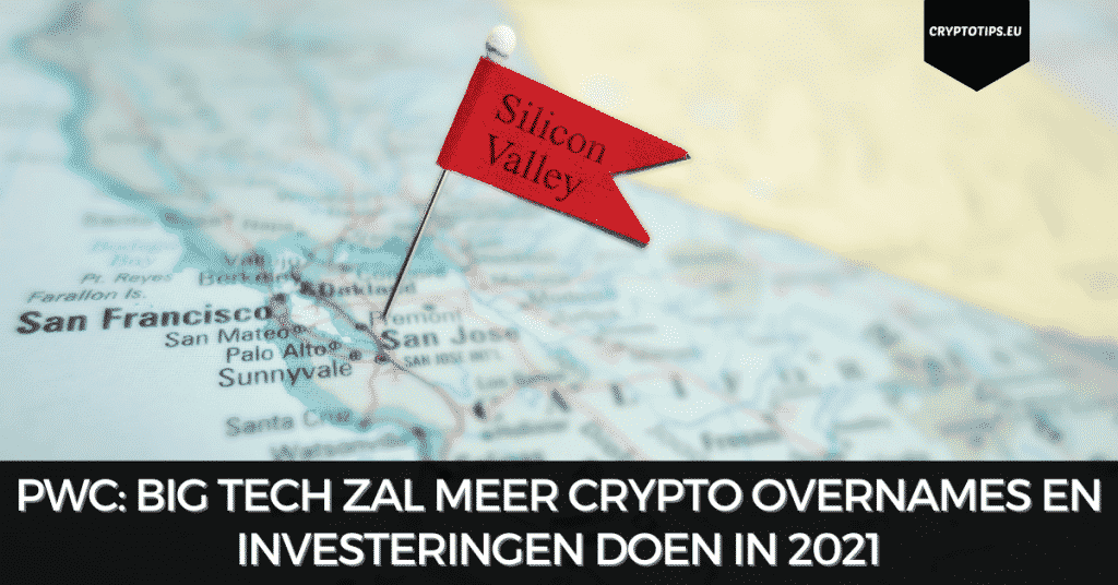 PWC: Big Tech zal meer crypto overnames en investeringen doen in 2021