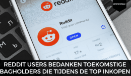 Reddit users bedanken toekomstige bagholders die tijdens de top inkopen