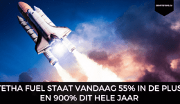Tetha Fuel staat vandaag 55% in de plus en 900% dit hele jaar