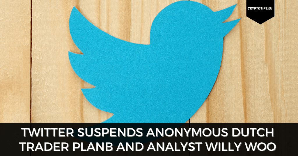 Twitter Suspends Anonymous Dutch Trader PlanB and analyst Willy Woo