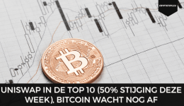 Uniswap in de top 10 (50% stijging deze week), Bitcoin wacht nog af