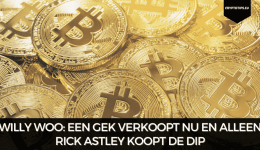 Willy Woo: Een gek verkoopt nu en alleen Rick Astley koopt de dip