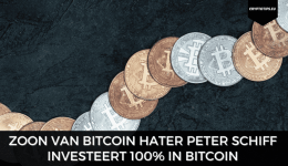 Zoon van Bitcoin hater Peter Schiff investeert 100% in Bitcoin
