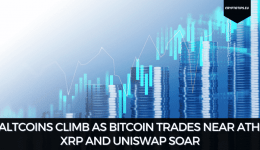 Altcoins Climb As Bitcoin Trades Near ATH, XRP and Uniswap Soar