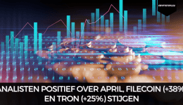 Analisten positief over april, Filecoin (+38%) en Tron (+25%) stijgen
