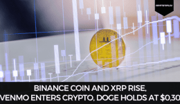 Binance Coin And XRP Rise, Venmo Enters Crypto, Doge Holds At $0,30