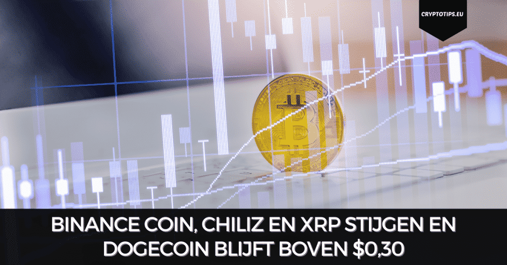 Binance Coin, Chiliz en XRP stijgen en Dogecoin blijft boven $0,30
