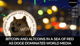 Bitcoin And Altcoins In A Sea Of Red As Doge Dominates World Media