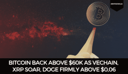 Bitcoin Back Above $60k As VeChain, XRP Soar, Doge Firmly Above $0,06