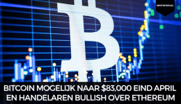 Bitcoin mogelijk naar $83,000 eind april en handelaren bullish Ethereum
