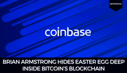 Brian Armstrong Hides Easter Egg Deep Inside Bitcoin’s Blockchain