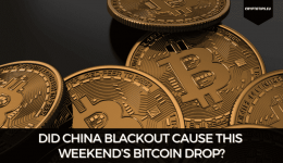 Did China Blackout Cause This Weekend’s Bitcoin Drop?