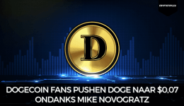 Dogecoin fans pushen DOGE naar $0,07 ondanks Mike Novogratz
