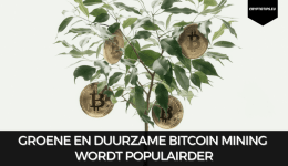 Groene en duurzame Bitcoin mining wordt populairder