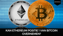 Kan Ethereum positie 1 van Bitcoin overnemen?