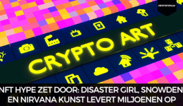 NFT hype zet door: Disaster Girl, Snowden en Nirvana kunst levert veel op