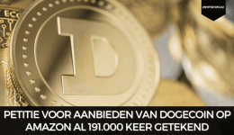 Petitie voor aanbieden van Dogecoin op Amazon al 191.000 keer getekend