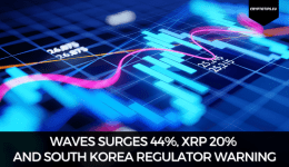 Waves surges 44%, XRP 20% And South Korea Regulator Warning