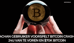 4Chan gebruiker voorspelt Bitcoin crash 24u van te voren en $70k Bitcoin