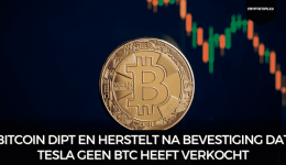 Bitcoin dipt en herstelt na bevestiging dat Tesla geen BTC heeft verkocht